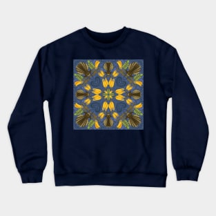 Fantail & Kowhai - night sky Crewneck Sweatshirt